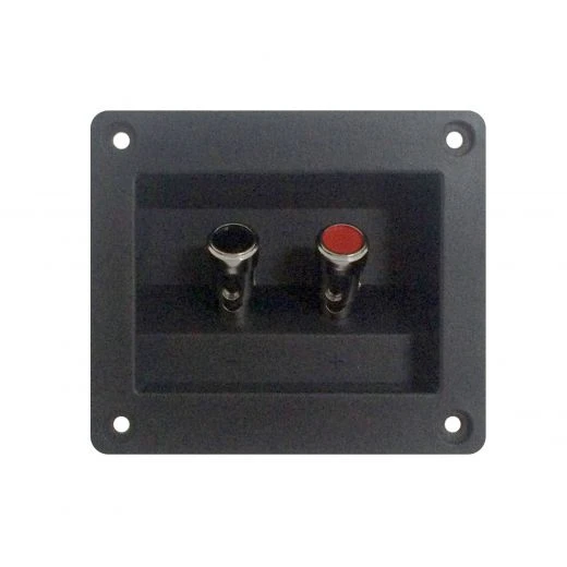 PANNELLO POSTERIORE MORSETTIERA INCASSO CASSE ACUSTICHE Rosso Nero Ad Innesto 9 X 8 Cm 1 PANNELLO POSTERIORE MORSETTIERA INCASSO CASSE ACUSTICHE Rosso Nero Ad Innesto 9 X 8 Cm