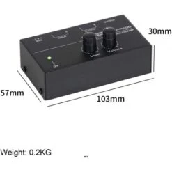 PREAMPLIFICATORE AMPLIFICATORE PHONO GIRADISCHI Fono CON VOLUMI 10 PREAMPLIFICATORE AMPLIFICATORE PHONO GIRADISCHI Fono CON VOLUMI -Nedis Vendite preamplificatore amplificatore phono giradischi fono con volumi 4
