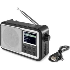 RADIO DAB+ STEREO DAB BLUETOOTH RICARICABILE BATTERIE DISPLAY DIGITALE Silver 8 RADIO DAB+ STEREO DAB BLUETOOTH RICARICABILE BATTERIE DISPLAY DIGITALE Silver -Nedis Vendite radio dab stereo dab bluetooth ricaricabile batterie display digitale silver 2