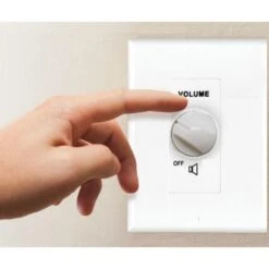 REGOLATORE DI VOLUME A MANOPOLA FILODIFFUSIONE CASA HOME PLACCA PARETE