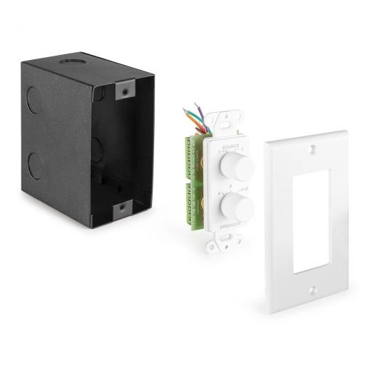 SELETTORE AUDIO SWITCH DA INCASSO PARETE X ALTOPARLANTI FILODIFFUSIONE 4 SELETTORE AUDIO SWITCH DA INCASSO PARETE X ALTOPARLANTI FILODIFFUSIONE - immagine 4