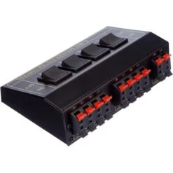 SELETTORE CASSE ACUSTICHE SWITCH FILODIFFUSIONE ALTOPARLANTI PULSANTIERA 4 CANALI 9 SELETTORE CASSE ACUSTICHE SWITCH FILODIFFUSIONE ALTOPARLANTI PULSANTIERA 4 CANALI -Nedis Vendite selettore casse acustiche switch filodiffusione altoparlanti pulsantiera 4 canali 3