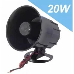 SIRENA ALLARME AGGIUNTIVA ELETTRONICA FILARE ANTIFURTO CASA AUTO MOTO ESTERNO