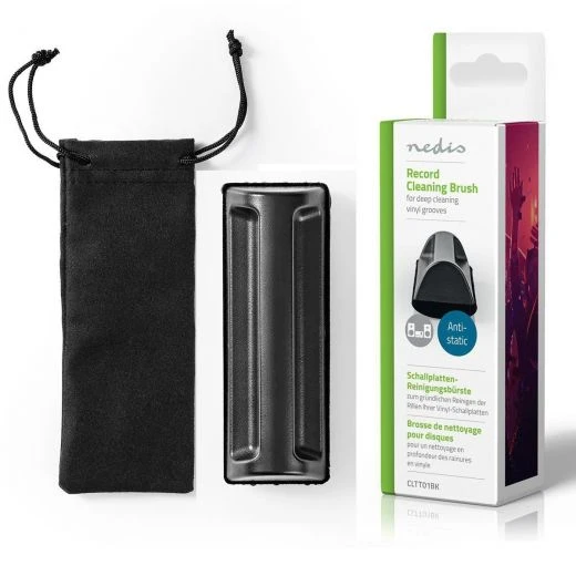 Nedis SPAZZOLA CON CUSTODIA ANTISTATICA ANTI POLVERE MICROFIBRA PULIZIA VINILE DISCHI 1 Nedis SPAZZOLA CON CUSTODIA ANTISTATICA ANTI POLVERE MICROFIBRA PULIZIA VINILE DISCHI