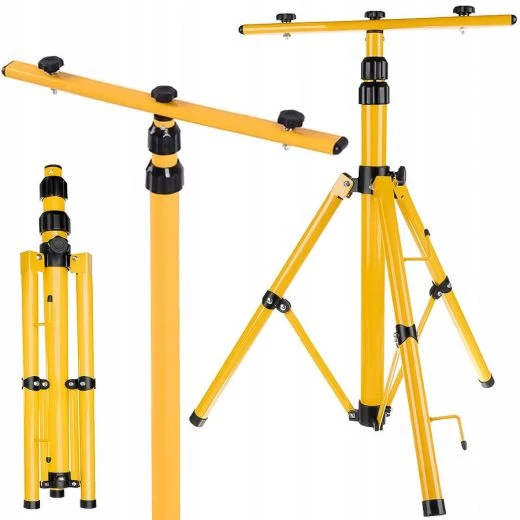 STATIVO TREPPIEDE SUPPORTO LUCI DJ A T * X 2 EFFETTI LUCE * 160 CM MAX 2 STATIVO TREPPIEDE SUPPORTO LUCI DJ A T * X 2 EFFETTI LUCE * 160 CM MAX - immagine 2