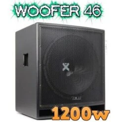 SUBWOOFER AMPLIFICATO PA LIVE DJ ATTIVO PALCO 1200W Pro 46 CM (18") KTV