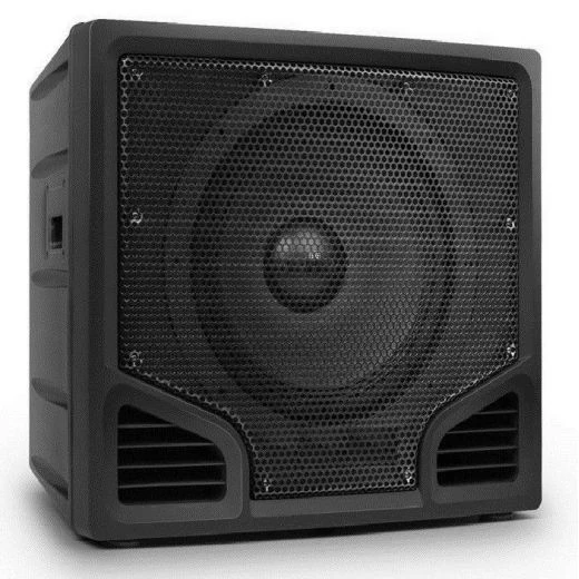SUBWOOFER AMPLIFICATO PALCO 18" (46 CM) IN ABS PROFESSIONALE 1600W VENTILATO Con Uscite Attive 1 SUBWOOFER AMPLIFICATO PALCO 18" (46 CM) IN ABS PROFESSIONALE 1600W VENTILATO Con Uscite Attive