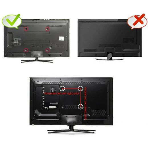 SUPPORTO DA PARETE TV STAFFA FISSA PER MURO PER TV DA 26" FINO A MAX 43" 5 SUPPORTO DA PARETE TV STAFFA FISSA PER MURO PER TV DA 26" FINO A MAX 43" - immagine 5