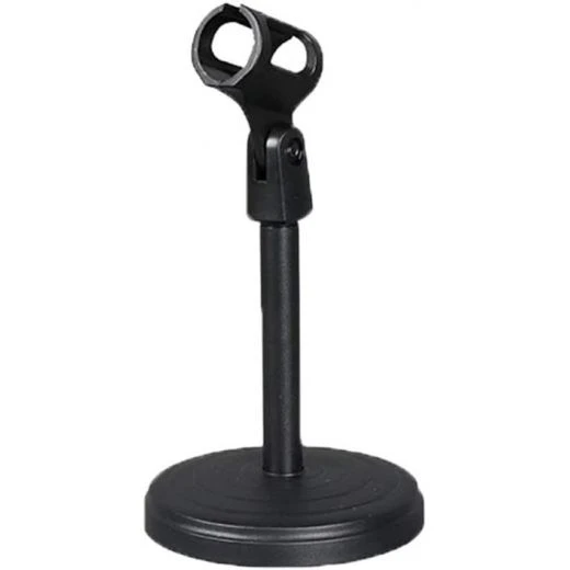 SUPPORTO MICROFONO DA TAVOLO ASTA MICROFONICA METALLO PORTA MICROFONO + CLIP 1 SUPPORTO MICROFONO DA TAVOLO ASTA MICROFONICA METALLO PORTA MICROFONO + CLIP